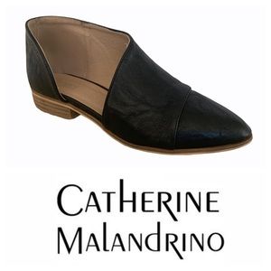 Catherine Malandrino Swan d'Orsay Flats Black